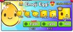 ペットシュミレーター99 課金卵 Emoji Egg10枚